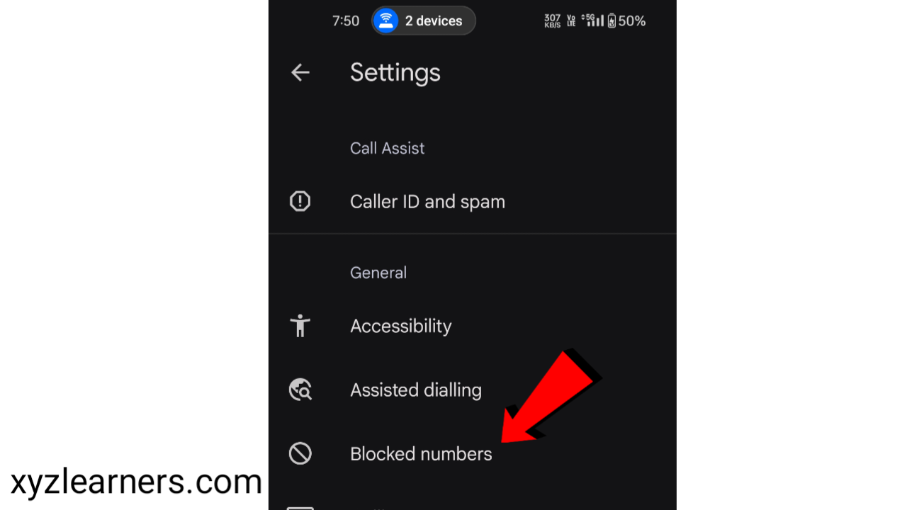 how to easily block a number on android