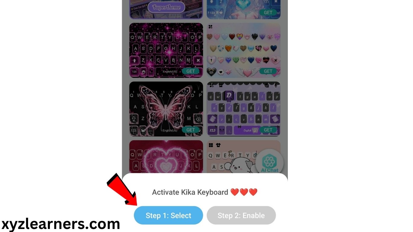 How to change default keyboard of android