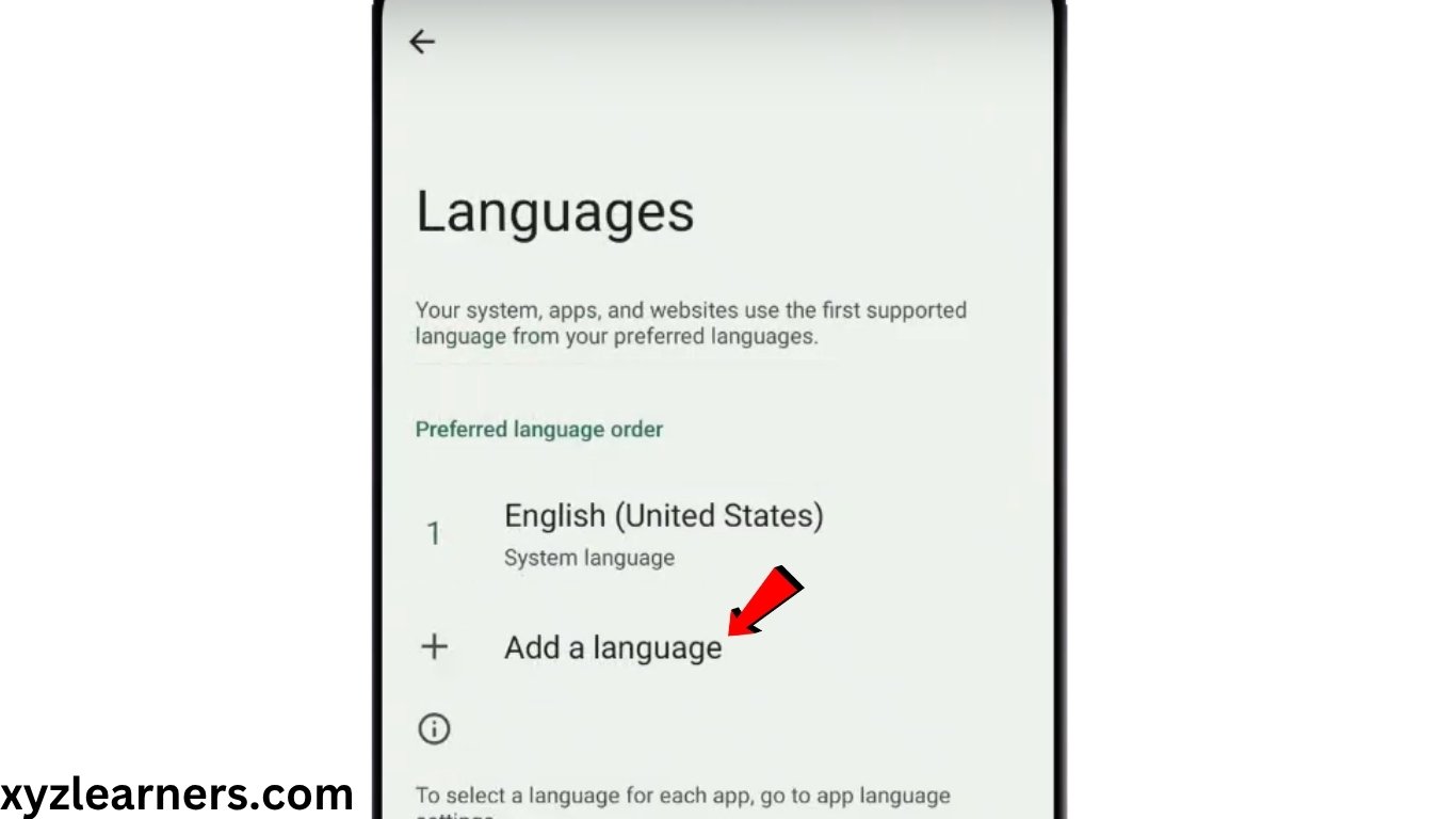 How to change language on a android phone