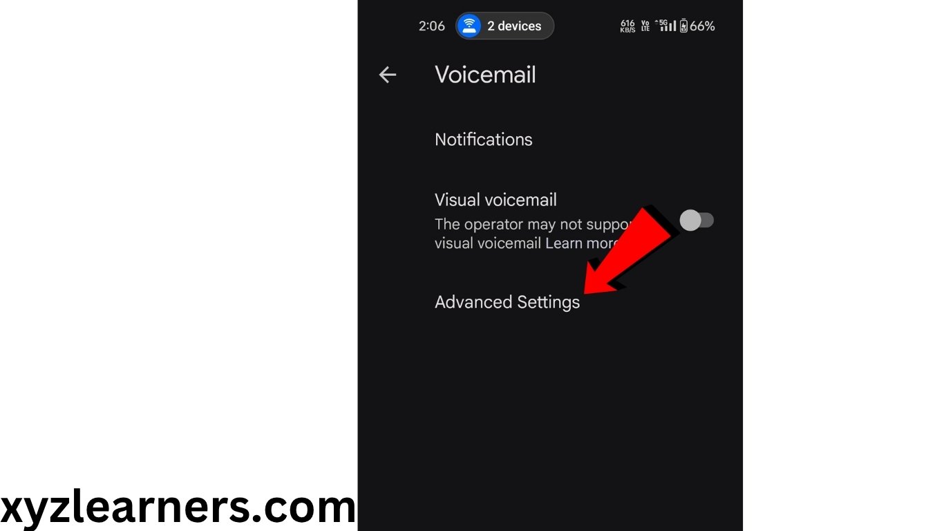How to find voicemail on android