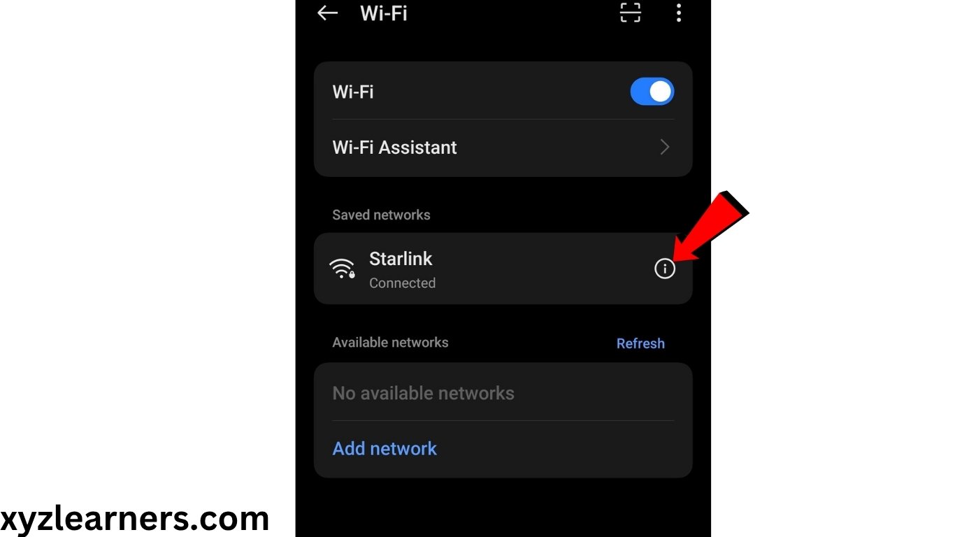 how can i find wifi password on android