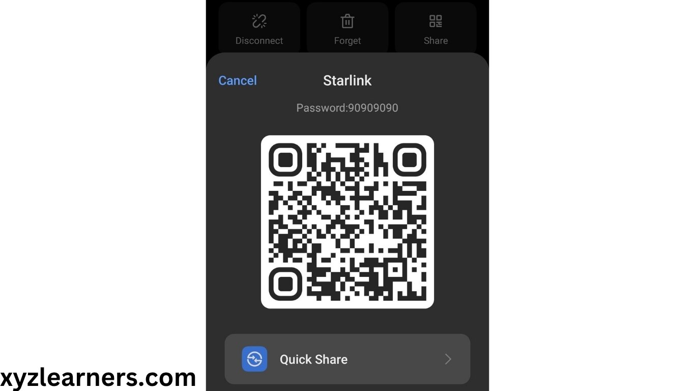 How to find password of wifi on android