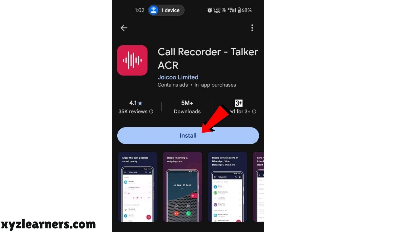How to record a whatsapp call on android