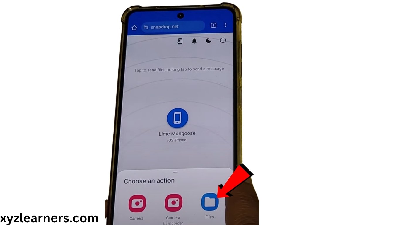 How to share photos from android phone to iphone
