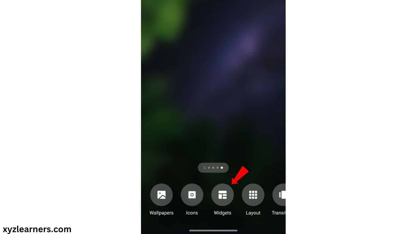 Adding screen time on home screen