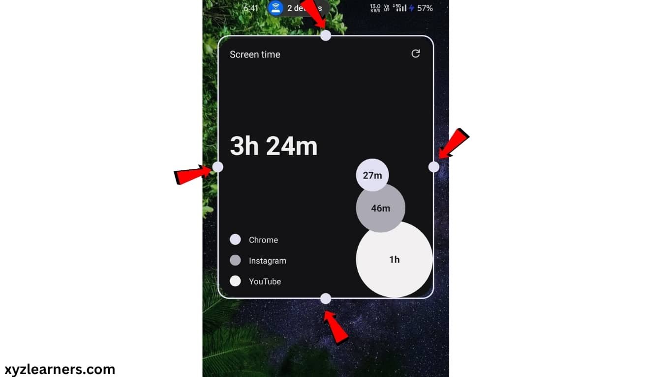 Track your screen time on android