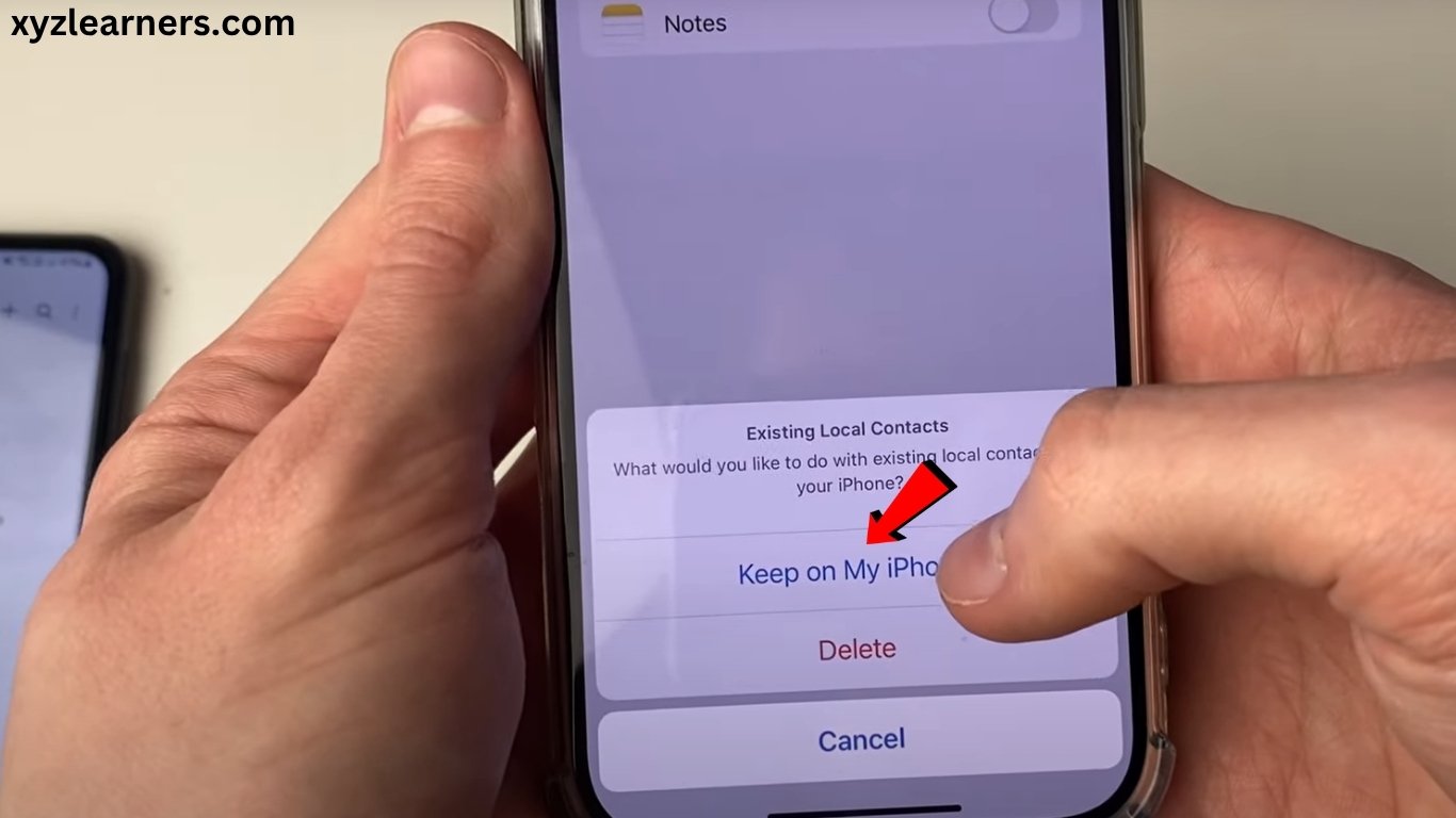 How to share contacts from android to iphone without app