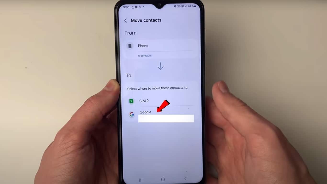 How to transfer contacts android to iphone