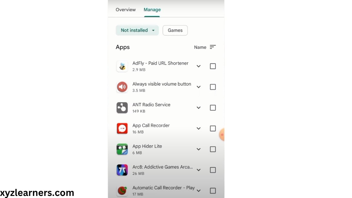 How to recover apps deleted on my android phone