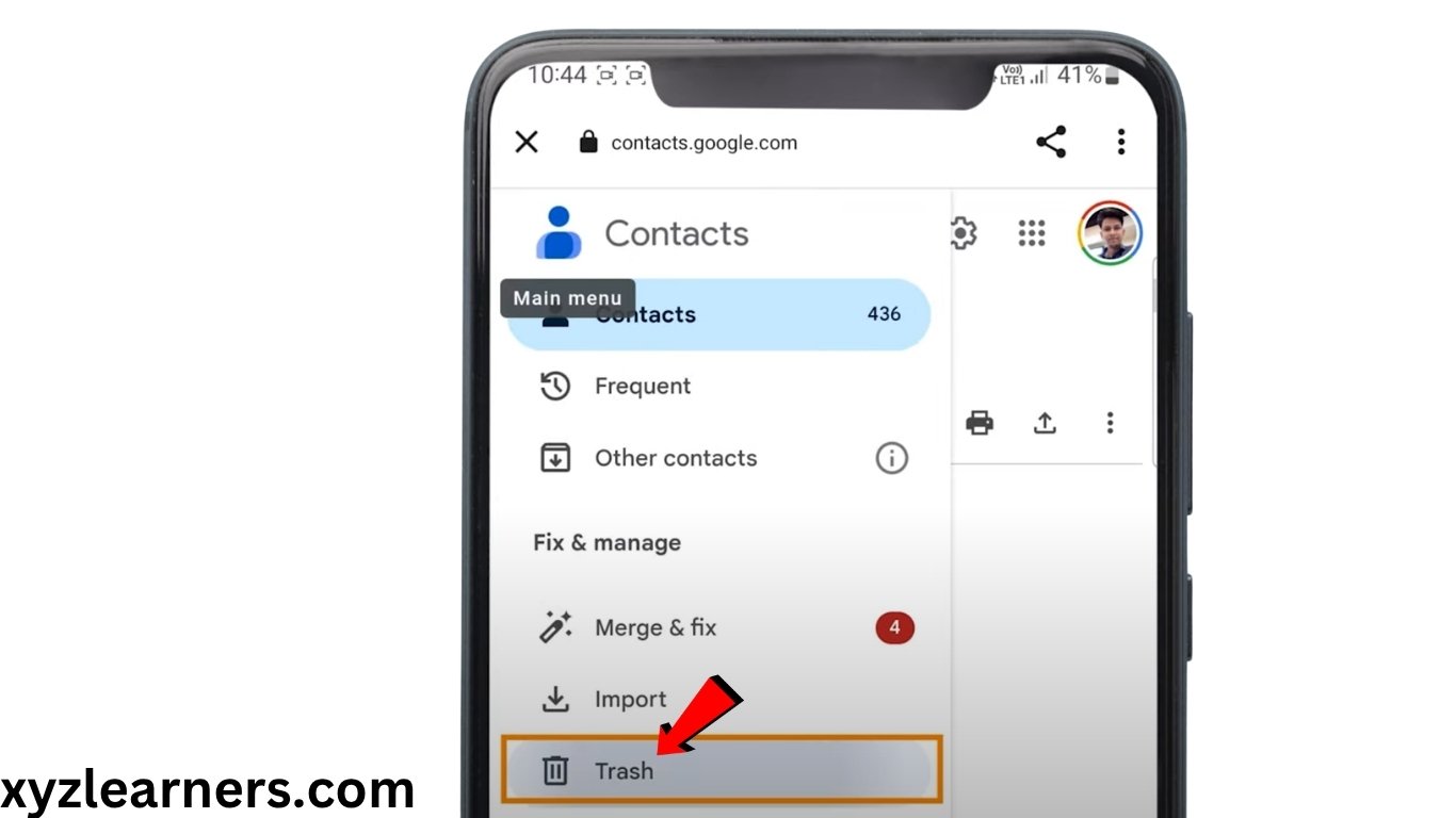 How to restore all deleted contacts on android