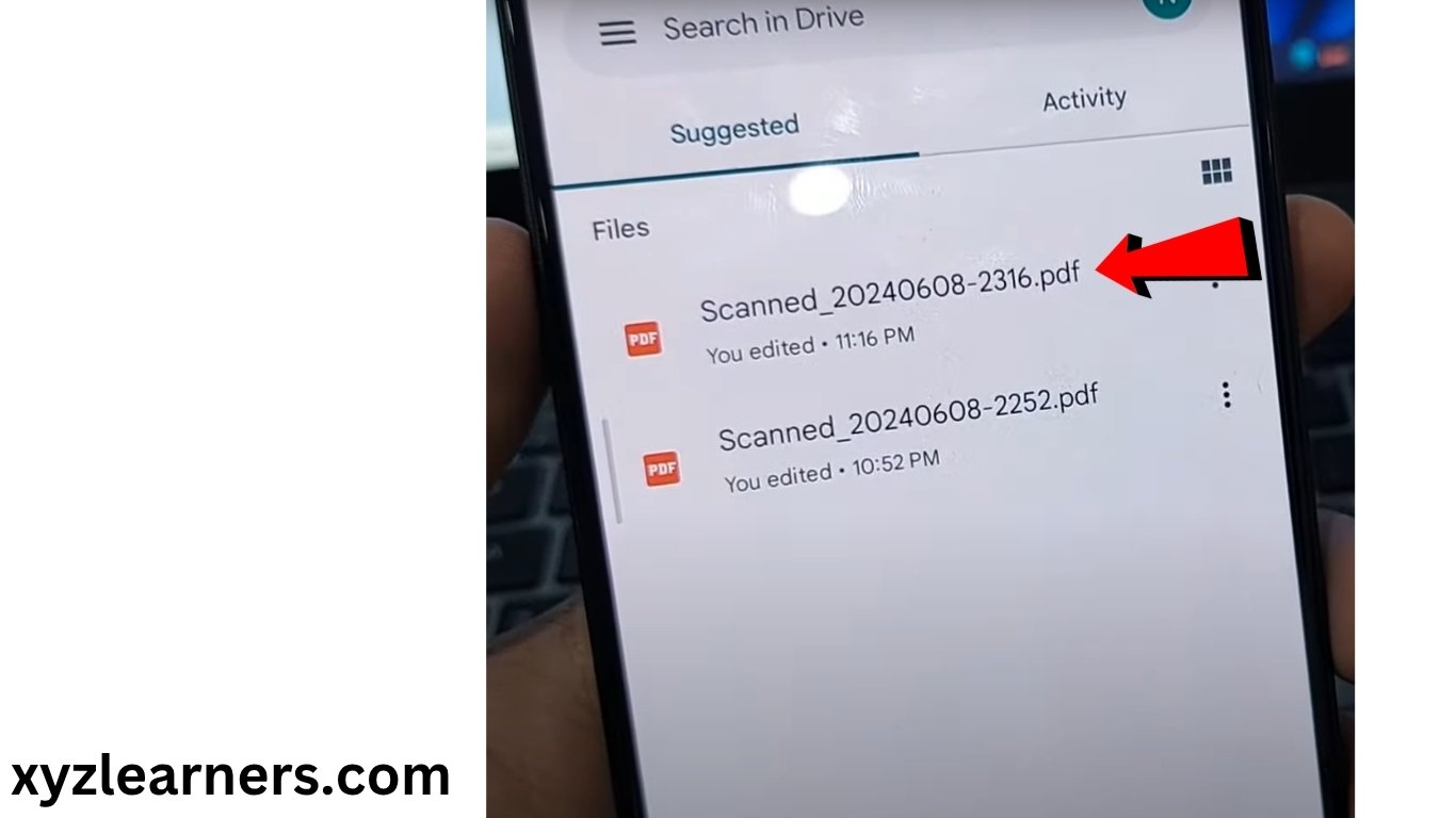 How to scan document on a android phone
