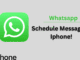 How to Schedule a Message on Whatsapp in Iphone? How to Schedule a message on Whatsapp in Iphone?