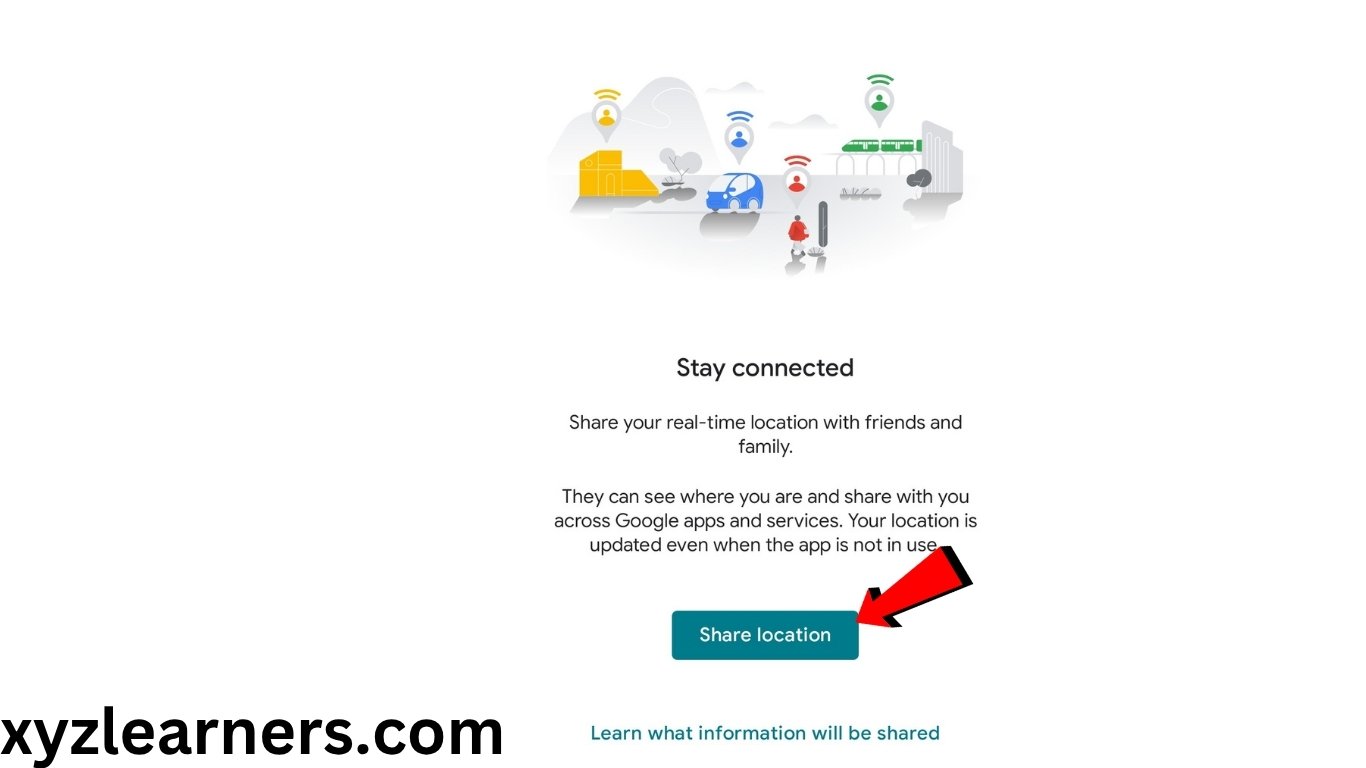 Send your location from iphone to android