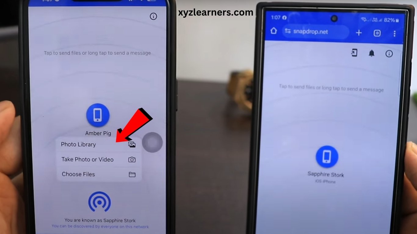 Transferring photos from iphone to android