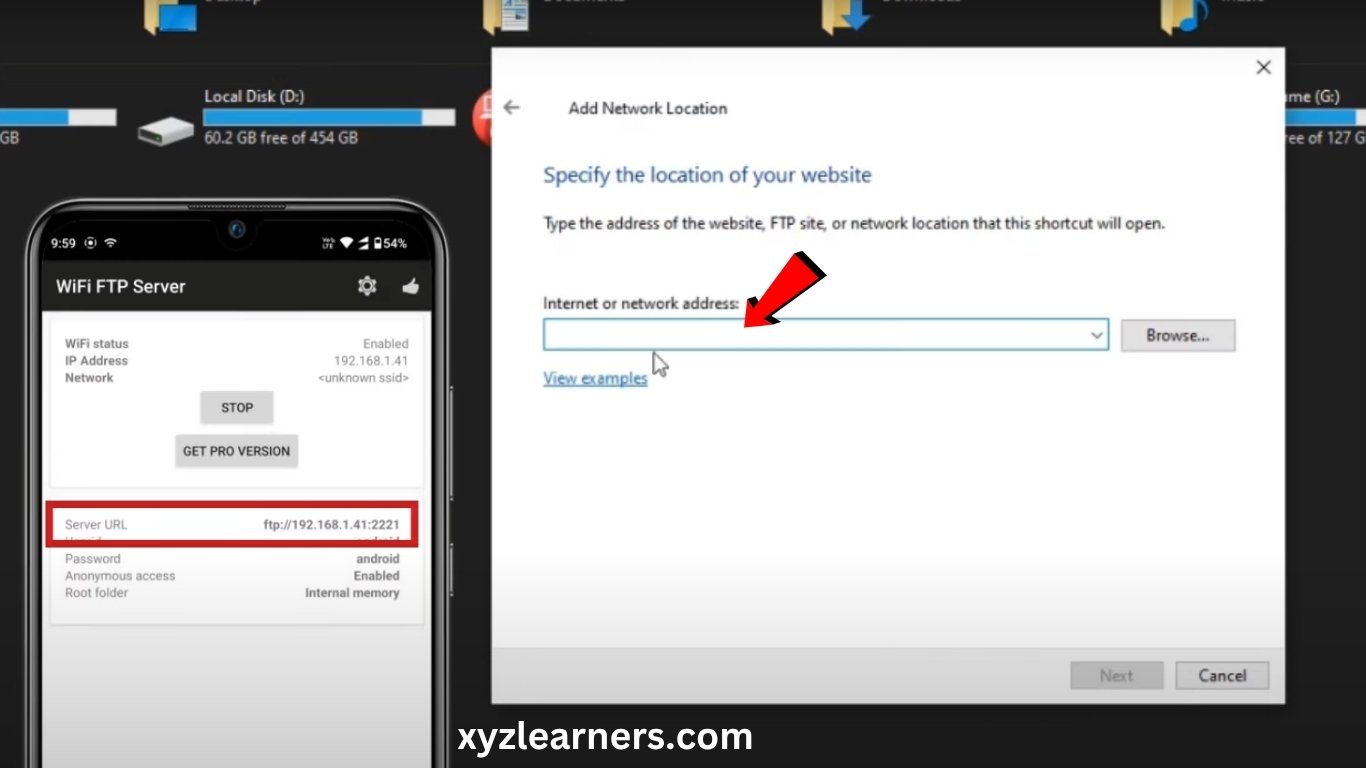 How can i share pictures to computer from android