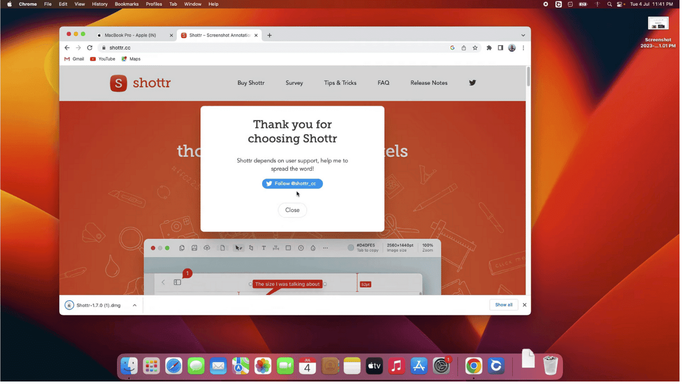 how take screenshot on mac