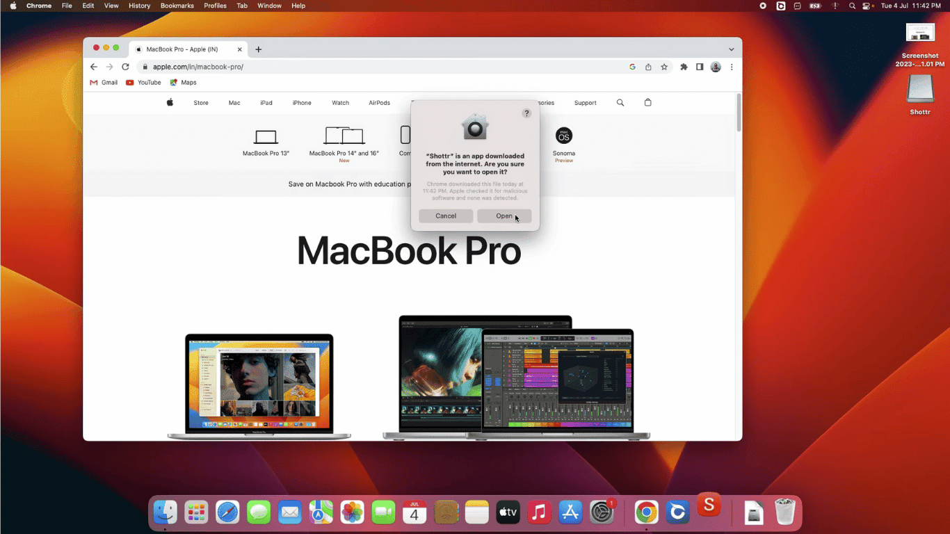 How Take Scrolling Screenshot in Mac
