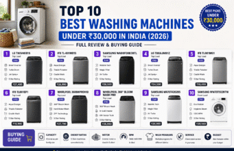 Top 10 Best Washing Machines Under 30000 in India (2026) – Full Review & Buying Guide Top 10 Best Washing Machines Under 30000 in India (2026) – Full Review & Buying Guide